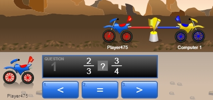 3rd Grade Equivalent Fractions Game