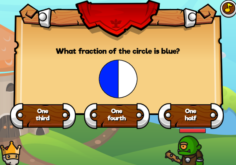 fraction game