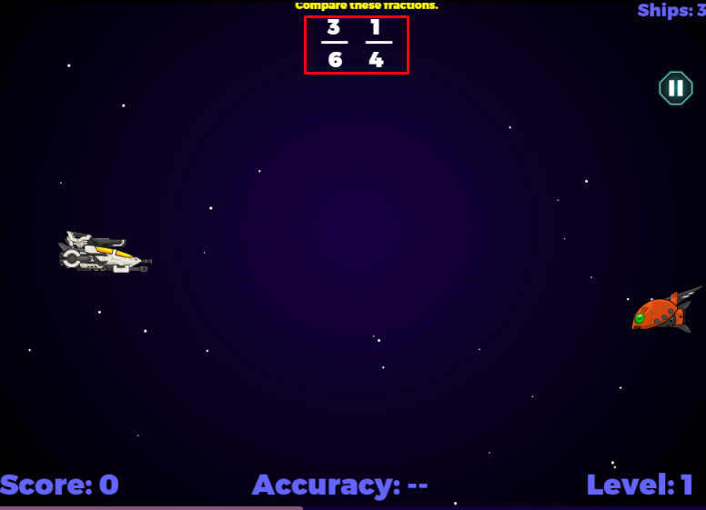 fractions game