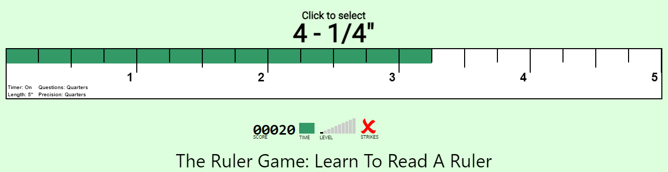 the ruler game
