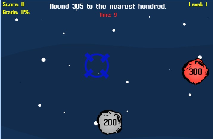 rounding blaster game
